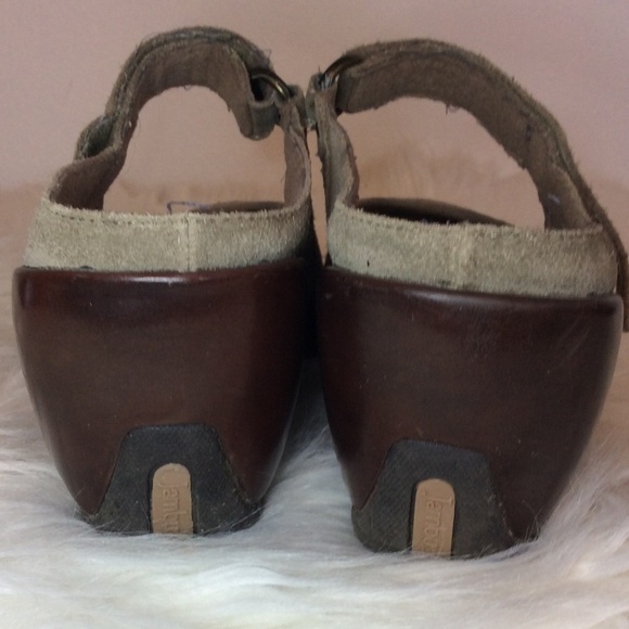 Jambu Brandy Wedge Heel Mules Sz-7.5 - Picture 5 of 7